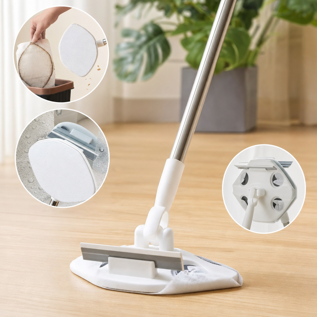 Islak Mendil Uyumlu Pratik Çek Çekli Mop
